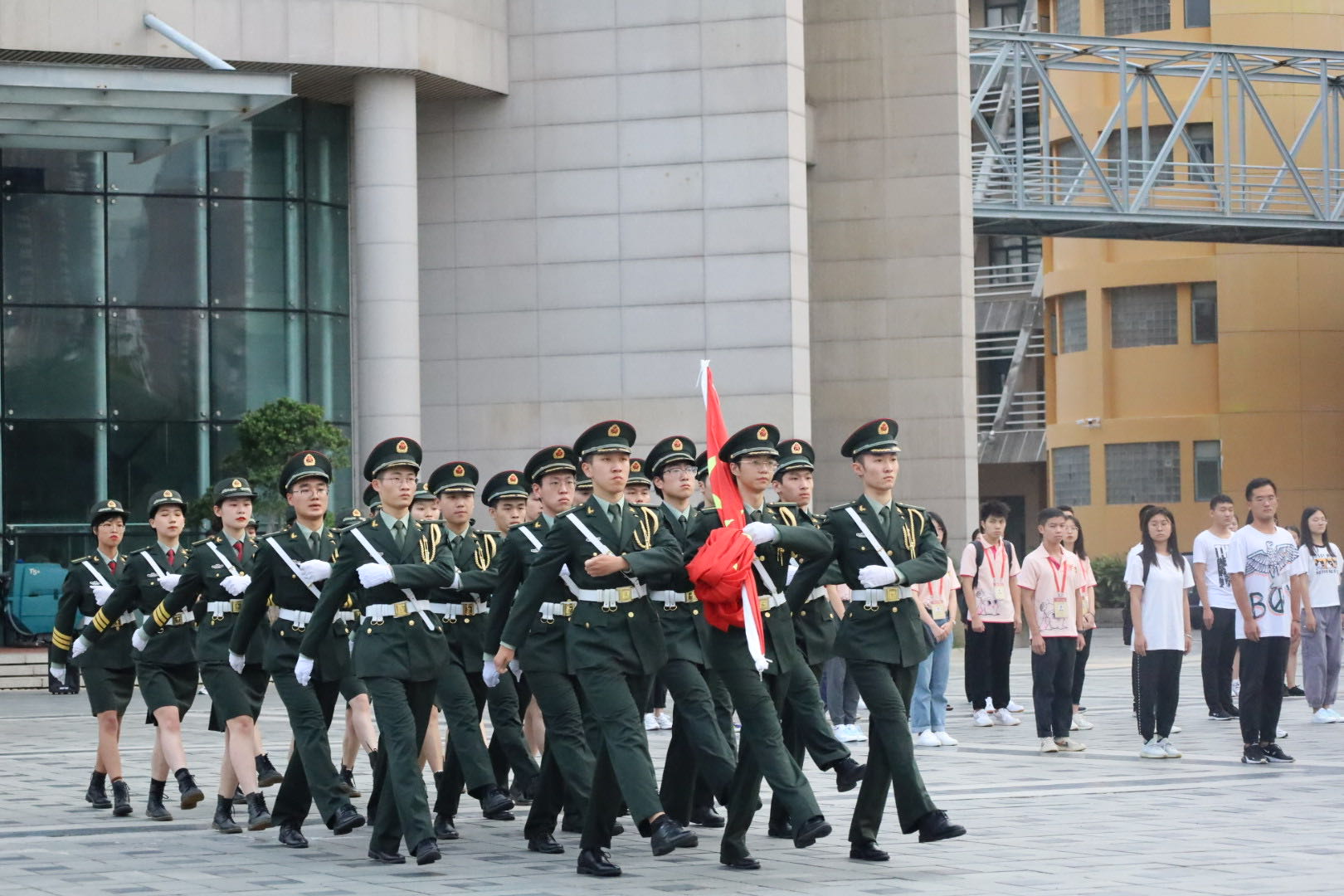 升旗场景 升旗场景